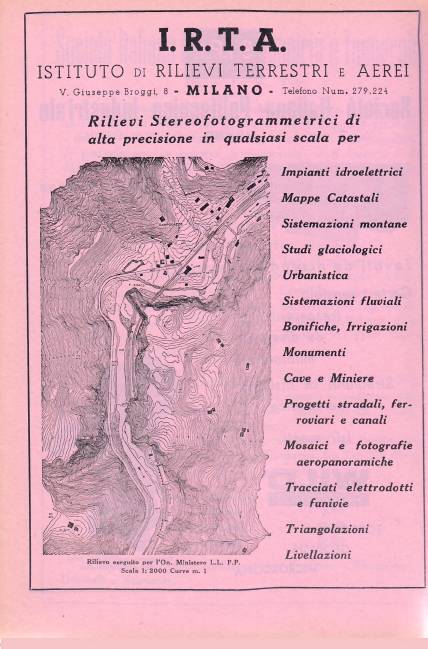 Copertina articolo #2 Bollettino SIFET ANNO: 1954 n.1